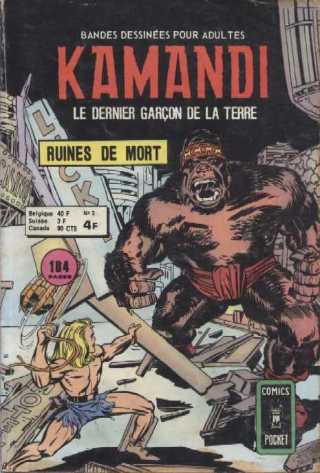 Scan de la Couverture Kamandi n 2